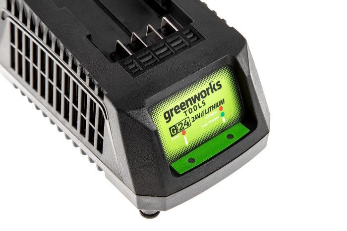 Зарядний пристрій Greenworks G24C/G24UC (24 В, 2-4 А*год) } фото