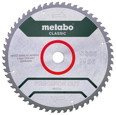 Пильный диск Metabo HW/CT 305x30 56 WZ 5 (628064000)  фото