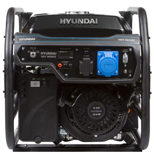 Бензиновий генератор Hyundai HHY 9050FE (6.5 кВт) } фото