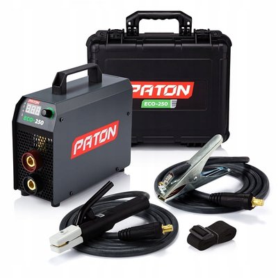 Зварювальний інверторний апарат Paton ECO-250 + Case (1012025013) } фото