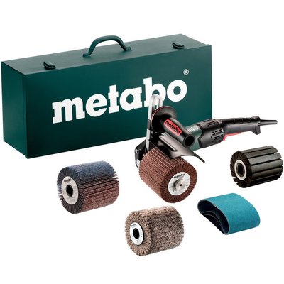 Щеточная шлифовальная машина Metabo SE 17-200 RT Set (602259500)  фото