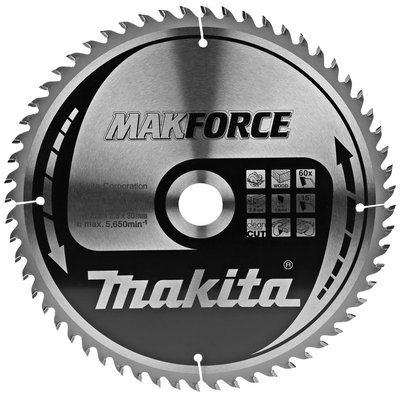 Диск пильный по дереву Makita MAKForce 270x30мм 60Т  фото