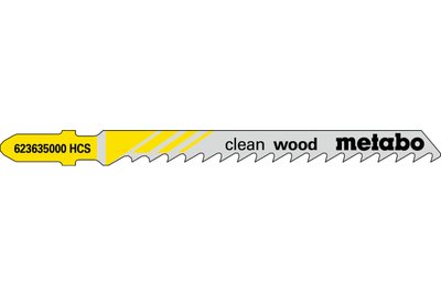 Лобзиковое полотно по дереву Metabo «CLEAN WOOD» 74/4 мм 25шт (623609000)  фото