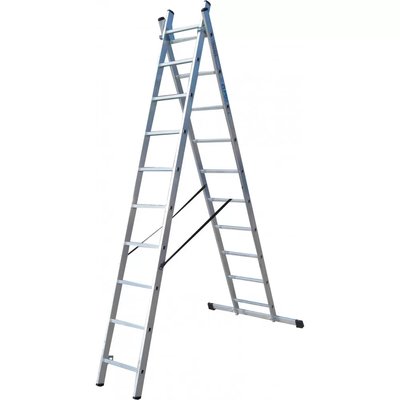 Лестница алюминиевая ELKOP VHR Trend 2x10 (4.5 м)  фото