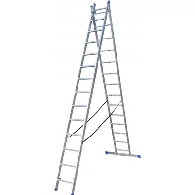 Лестница алюминиевая ELKOP VHR Hobby 2x14 (6.3 м)  фото