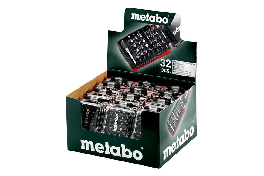 Набор бит для аккумуляторного инструмента Metabo 32 шт (626696000)  фото