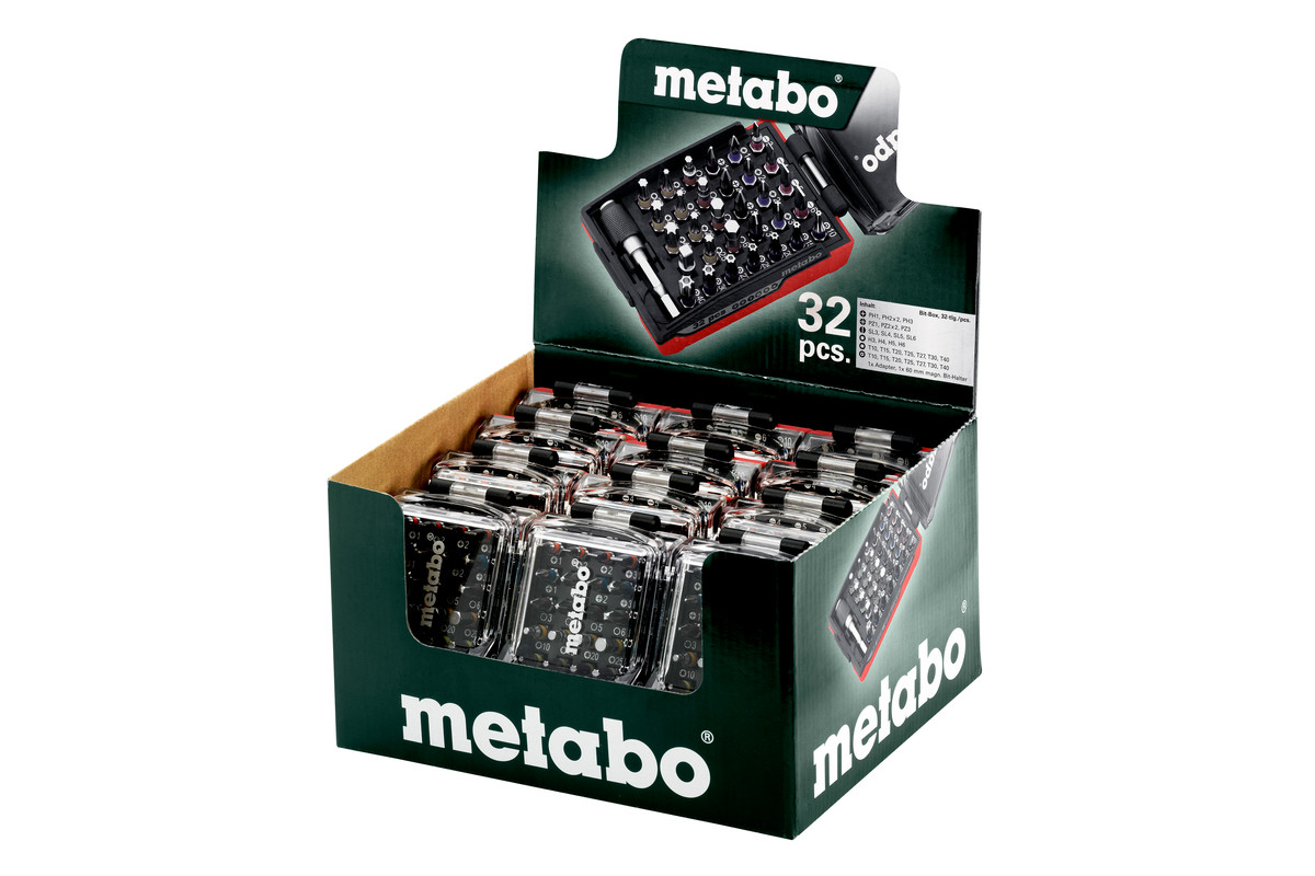 Набір біт Metabo з різними типами головок