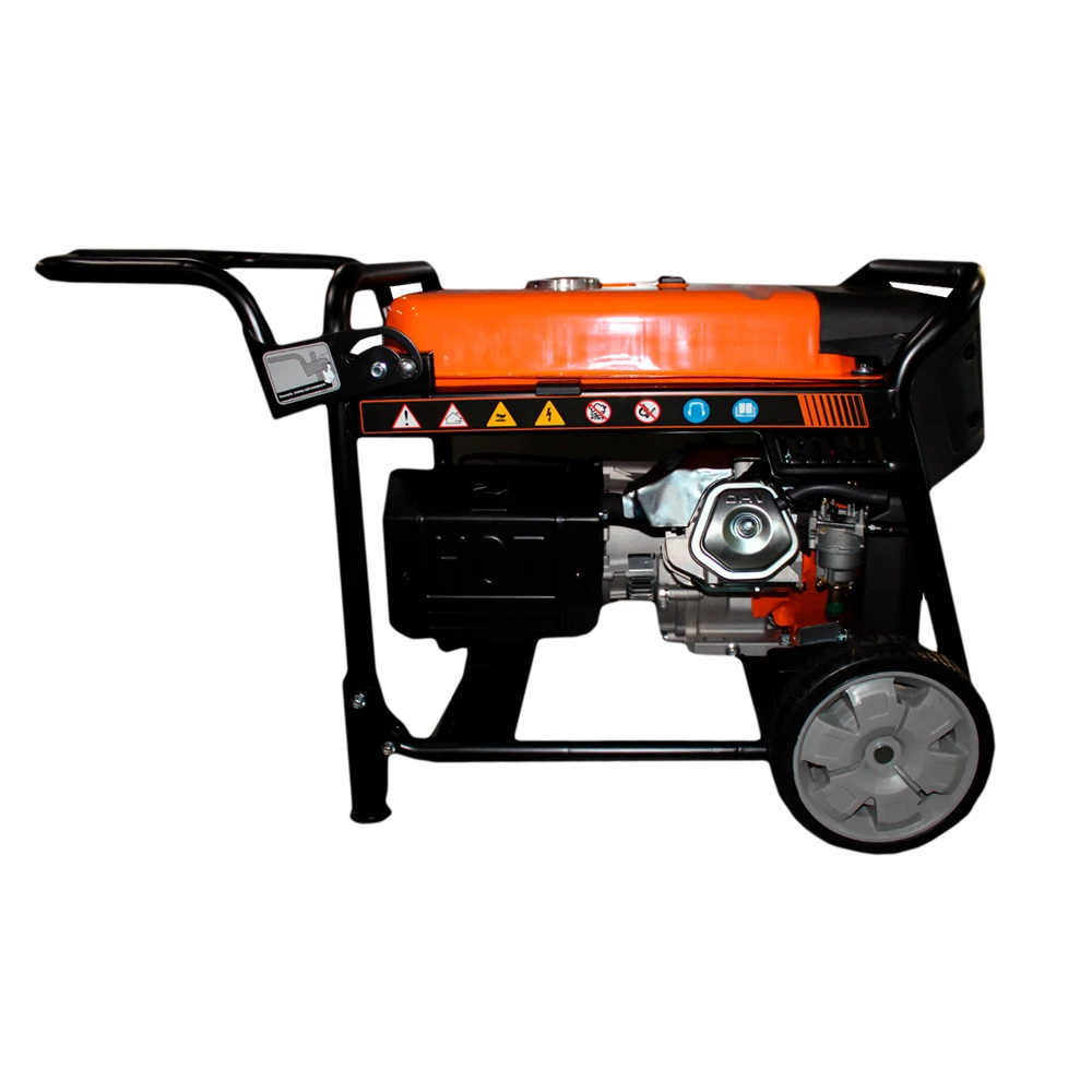 Бензиновый генератор GTM DK7500-L вид спереди