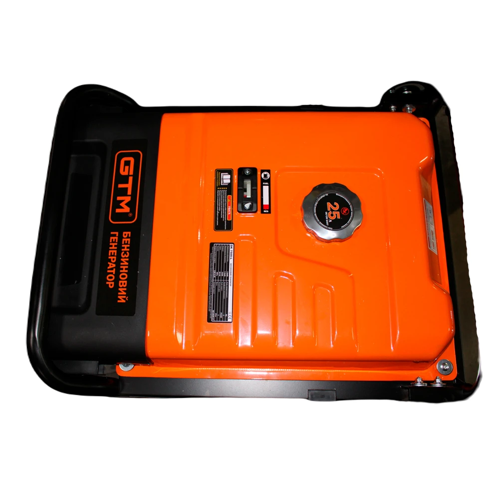Бензиновый генератор GTM DK7500-L вид сбоку