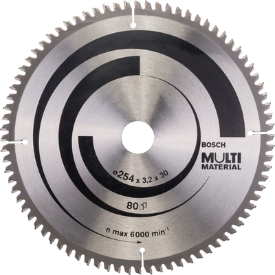 Пильный диск Bosch MULTI MATERIAL 254х30 (2608640450)  фото
