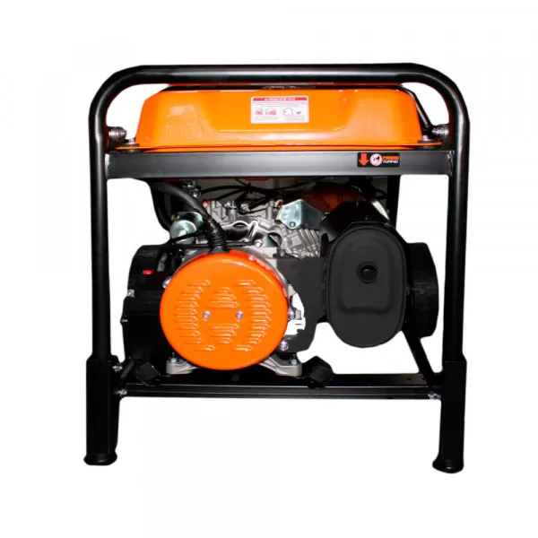 Бензиновий генератор GTM DK7500-L-3 вид спереди