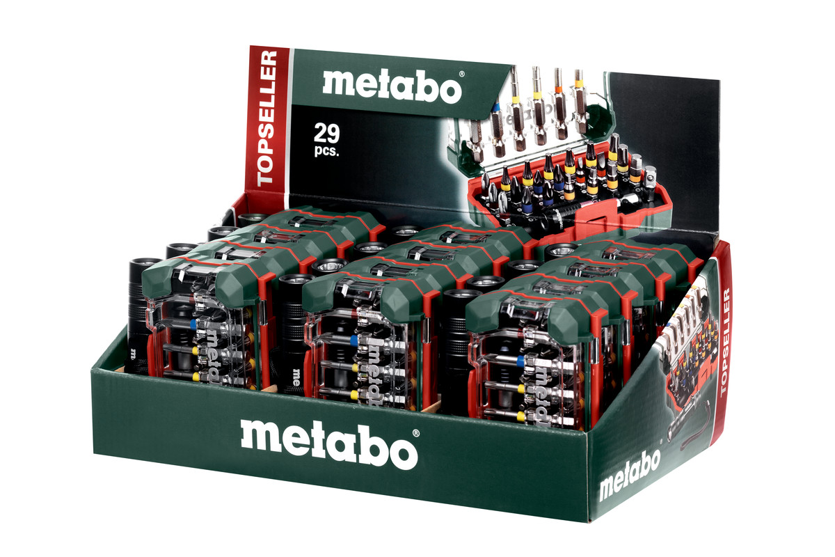 Комплектація набору біт Metabo