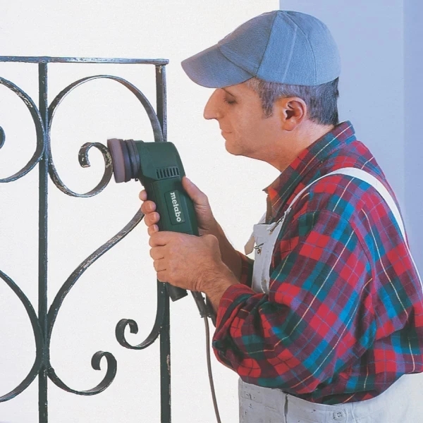 Шлифовальная машина Metabo SXE 400 вид сверху