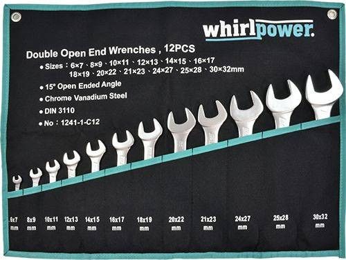 Набір ріжкових ключів Whirlpower 1241-1 C12 6-32мм 12 шт (223624) } фото