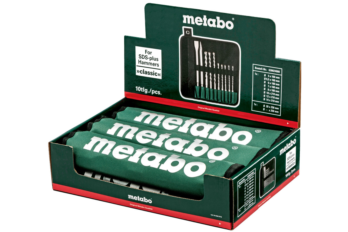 Набір бурів і доліт Metabo SDS-plus