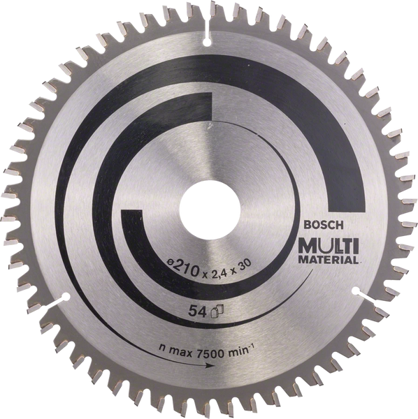 Пильний диск Bosch MULTI MATERIAL 210х30 (2608640511) } фото