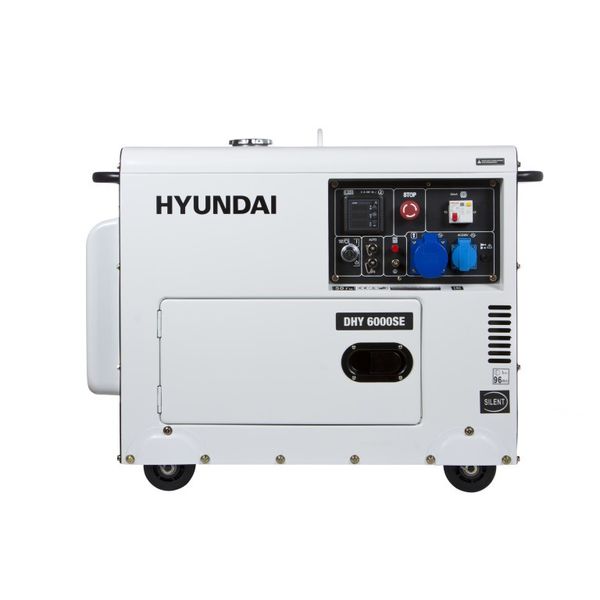 Дизельный генератор Hyundai DHY 6000SE (5 кВт)  фото