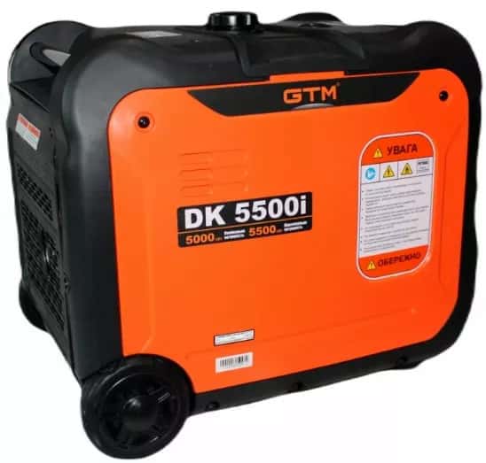 Інверторний генератор GTM DK5500i вид сбоку