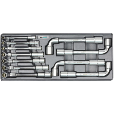 Набір торцевих ключів Whirlpower 8-19 мм 11 шт (223295) 223295 фото