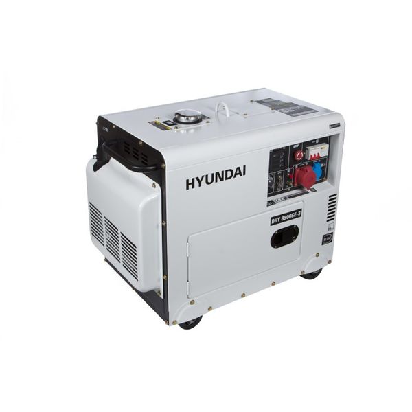 Дизельний генератор Hyundai DHY 8000SE-3 } фото