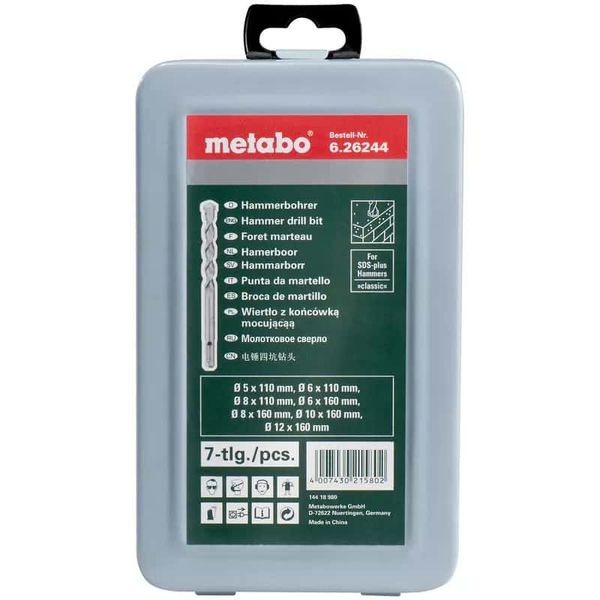 Набор буров Metabo SDS-PLUS CLASSIC С 7 шт (626244000)  фото