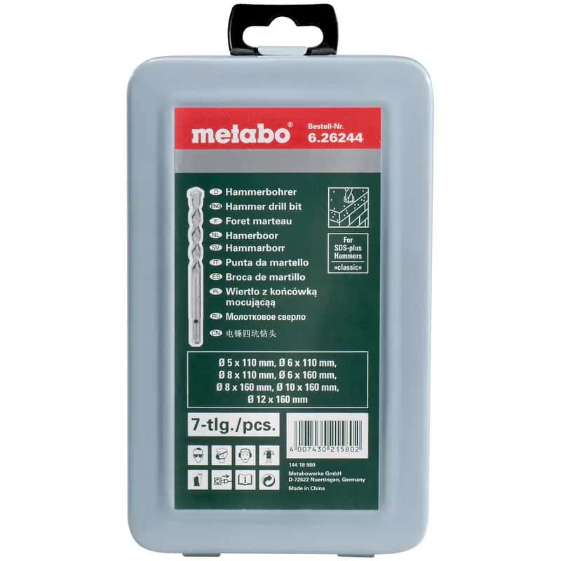 Набір бурів Metabo SDS-PLUS CLASSIC