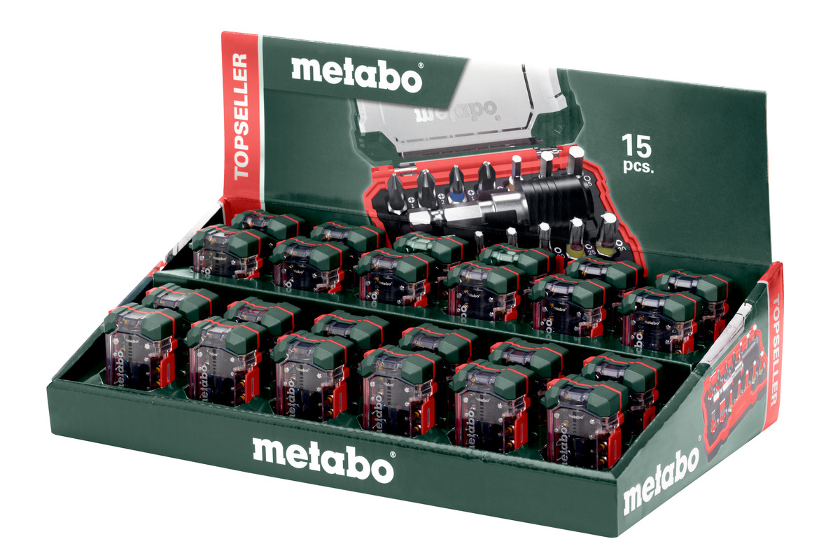 Набор бит Metabo SP PROMOTION 15 шт