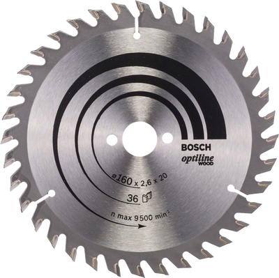 Пильный диск Bosch OPTILINE WOOD 160х16 (2608640597)  фото