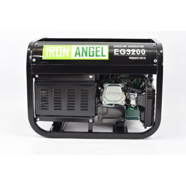 Бокова частина генератора Iron Angel EG 3200 з паливним баком