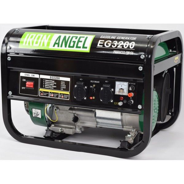 Генератор бензиновый Iron Angel EG 3200 (3 кВт)  фото