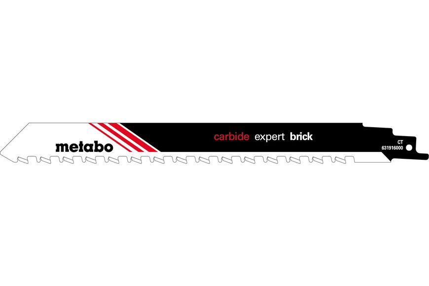 Полотно для сабельных пил Metabo «EXPERT BRICK» 240/1.5 мм 2 шт (631916000)  фото