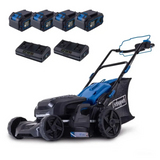 Аккумуляторная газонокосилка Scheppach MP470-X SET XL2x2  фото