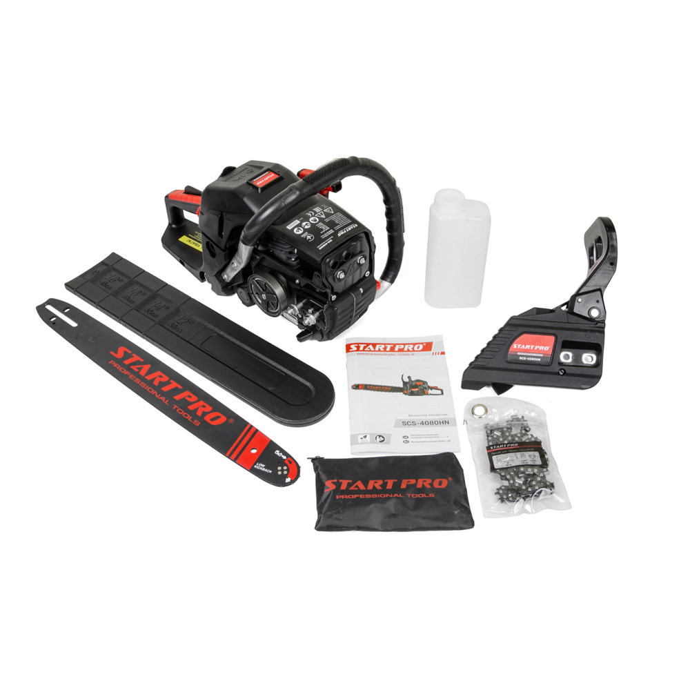 Бензопила START PRO SCS-4080HN/1 SUPER TOOTH вид спереди