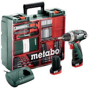 Дриль-шуруповерт Metabo PowerMaxx BS Basic Set (600080880) } фото