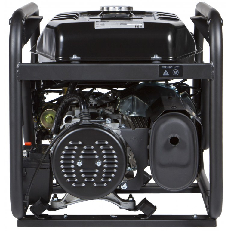 Бензиновый генератор Hyundai HHY 9050FE-T в работе