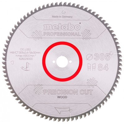 Пиляльний диск Metabo HW/CT 305x30 84 WZ 5 (628229000) } фото