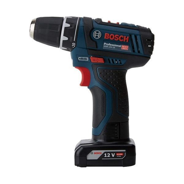 Акумуляторний шуруповерт Bosch GSR 18-2-LI Plus (2x2.0 Аг) + набір (0615990G6L) } фото
