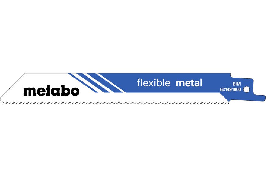 Полотно для сабельных пил Metabo «FLEXIBLE METAL» 150х0.9 мм 2шт (631093000)  фото