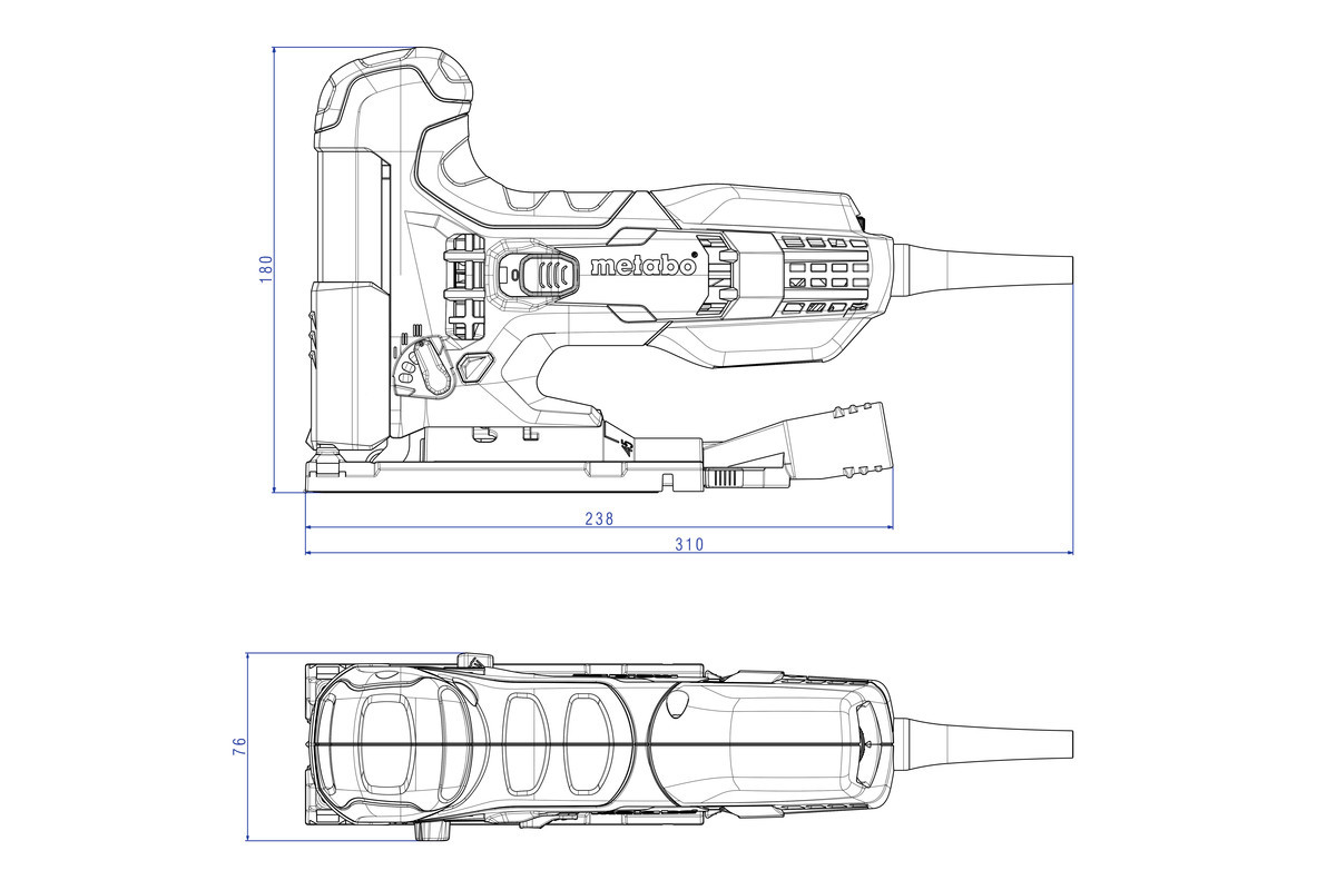 Електричний лобзик Metabo STE 100 Quick
