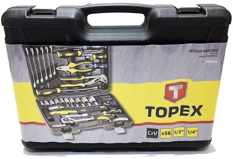 Универсальный набор инструментов TOPEX 38D224 (55 шт.)  фото