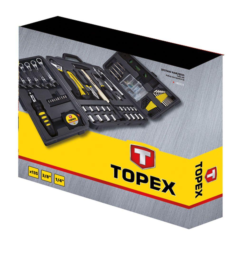 Набор инструментов TOPEX 38D215 с различными головками