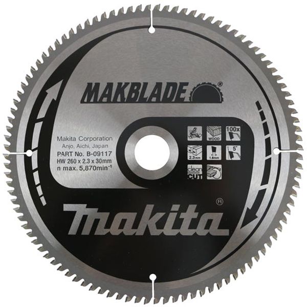 Пильный диск Makita MAKBlade 260 мм  фото