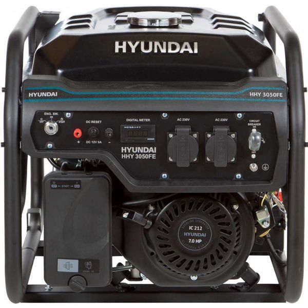 Бензиновий генератор Hyundai HHY 3050F (3 кВт) } фото
