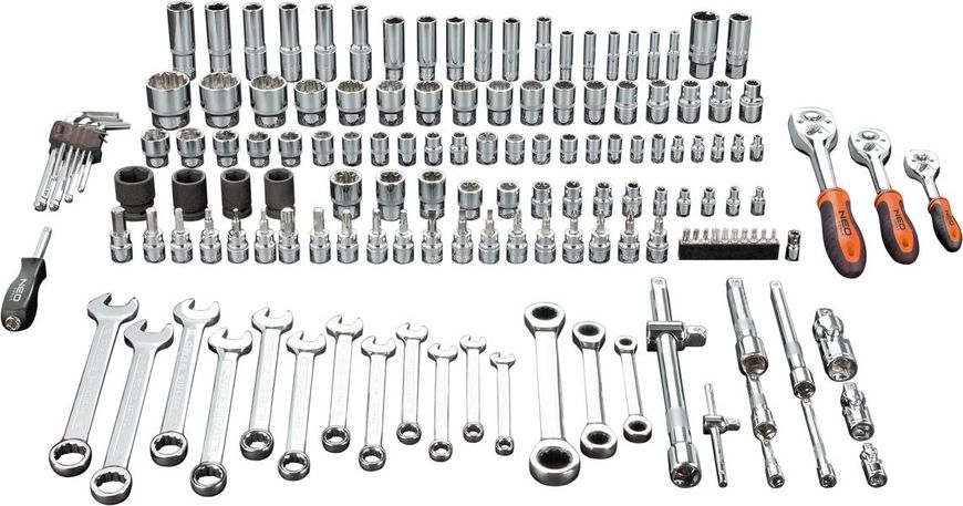 Универсальный набор инструментов NEO Tools 08-668 (150 шт)  фото
