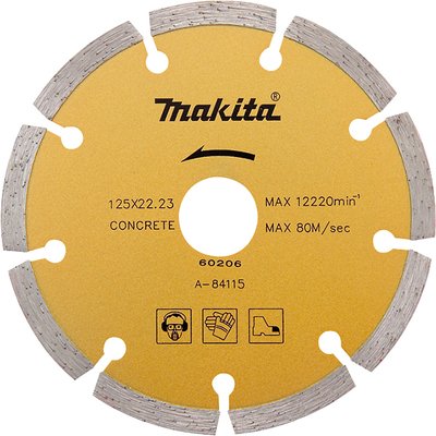 Алмазный диск по бетону Makita 125x22.23 мм  фото