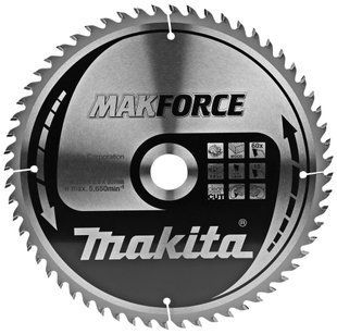 Диск пильный по дереву Makita MAKForce 270x30мм 60Т (B-08573)  фото