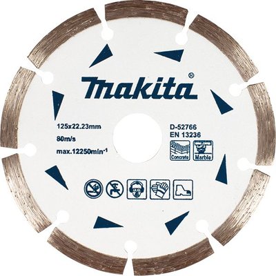 Алмазный диск Makita 125х22.23 мм  фото