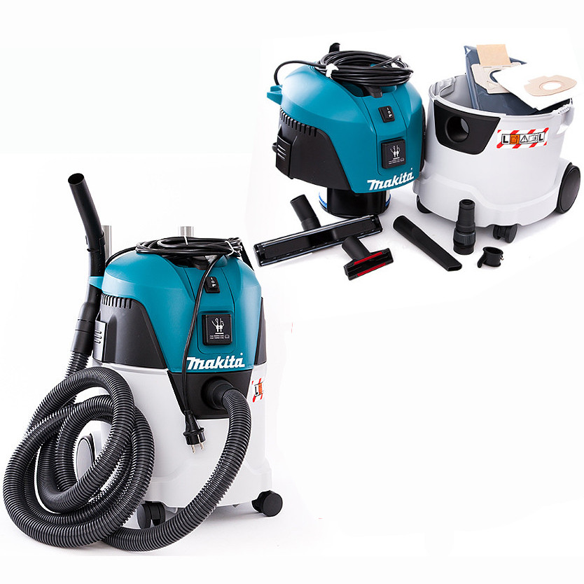 Строительный пылесос Makita VC2512L со шлангом