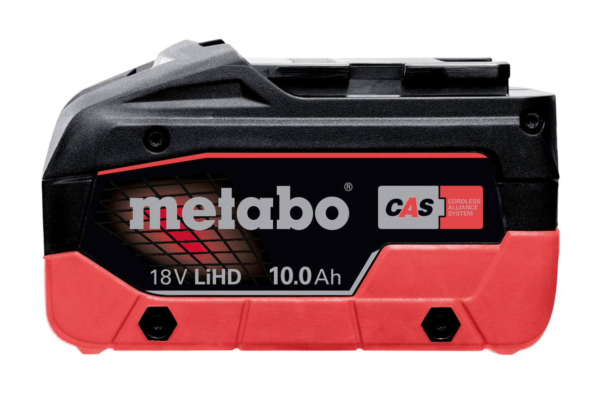 Аккумулятор Metabo 18В LiHD сбоку