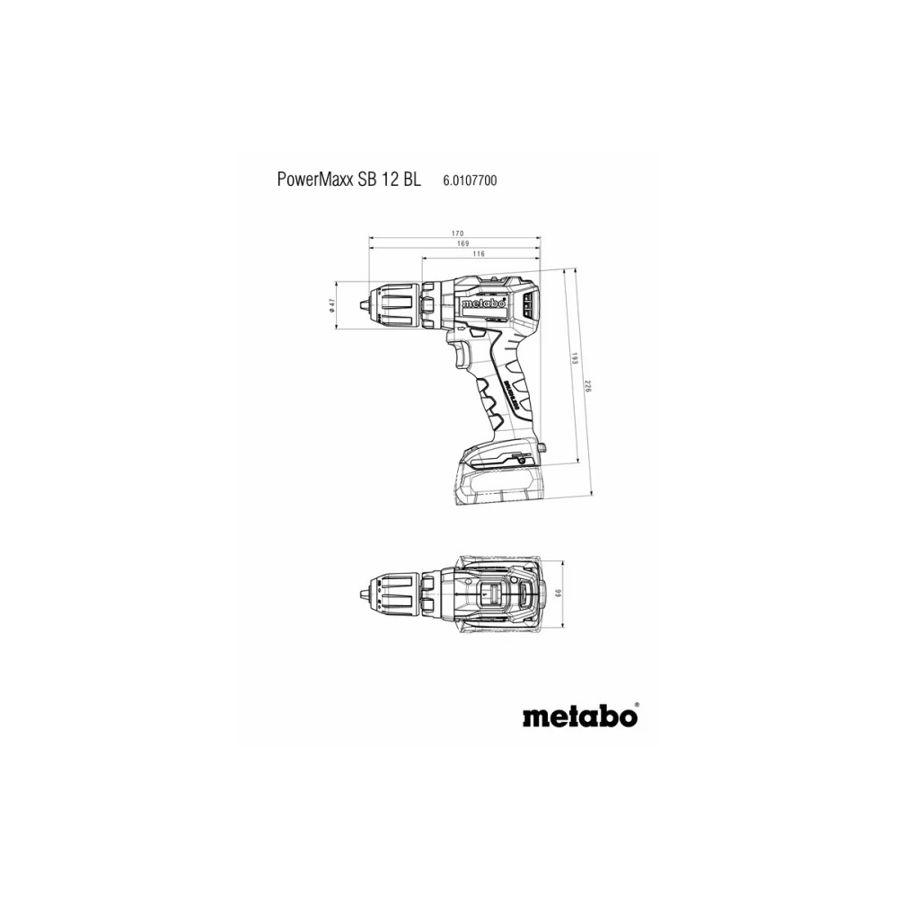 Шуруповерт Metabo POWERMAXX SB 12